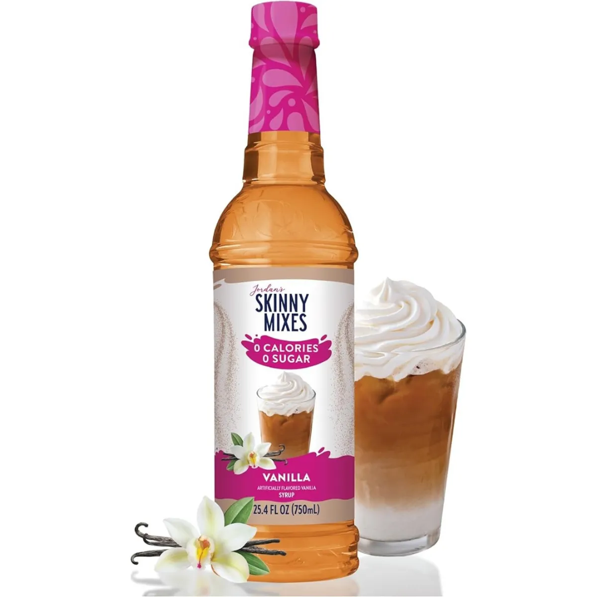 SKINNY MIXES - Syrup Vainilla sin Azúcar Skinny Mixes 750 ml Kiosclub