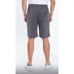 LIKE SHOP - Short Deportivo Hombre Algodón Prelavado Bolsillos Cierre 7599