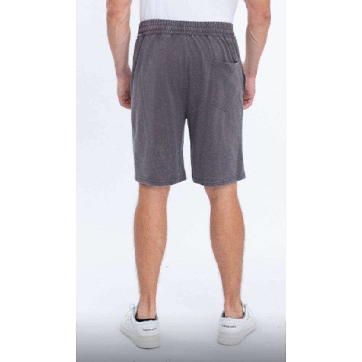 LIKE SHOP - Short Deportivo Hombre Algodón Prelavado Bolsillos Cierre 7599