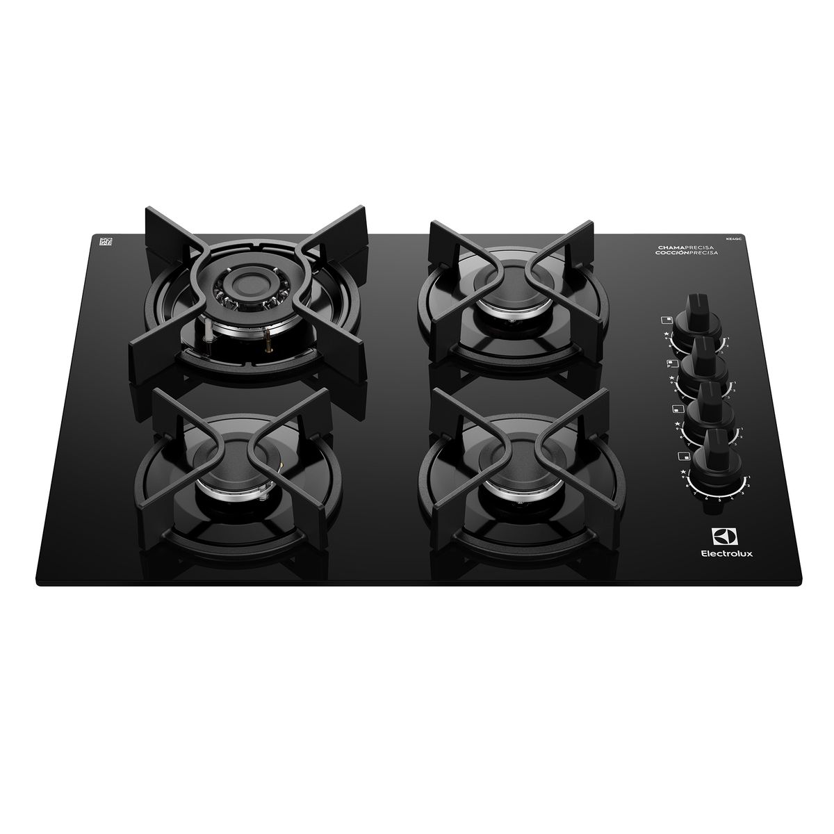 ELECTROLUX - Encimera a Gas 4 Platos Experience Triple Llama KE4GC