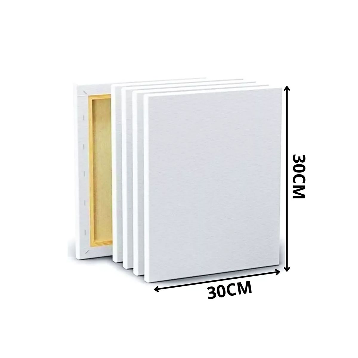 Lienzo para Pintar Bastidor de Madera y Tela 30x30cm, marca GENERICO - Foto Principal