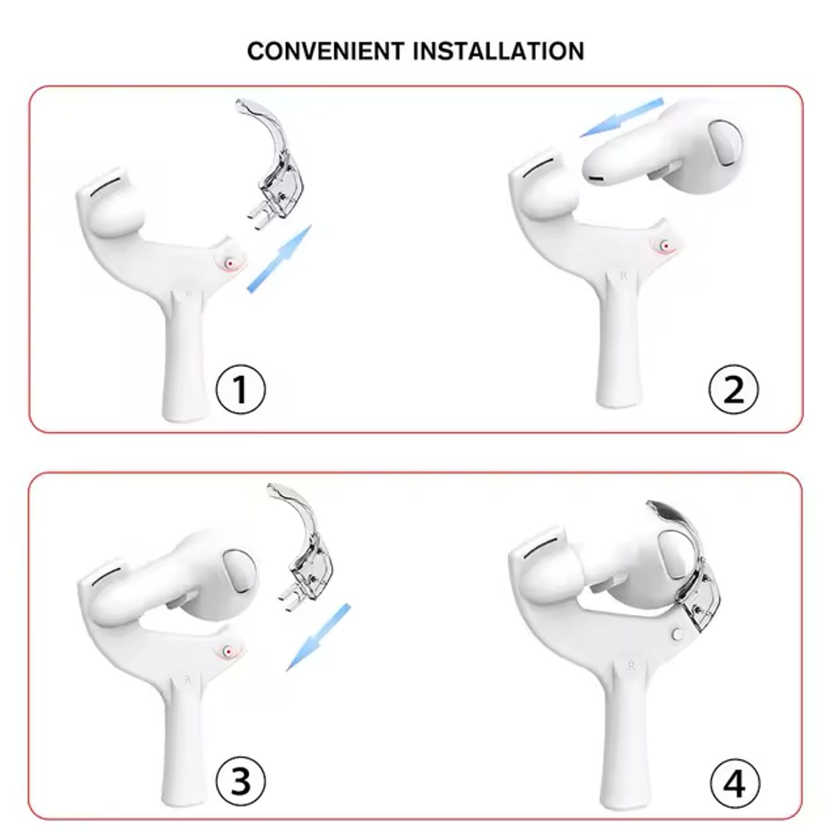 GENERICO - Adaptador de Tenis de Mesa VR para Meta/Oculus Quest 3 – Paleta Ping Pong