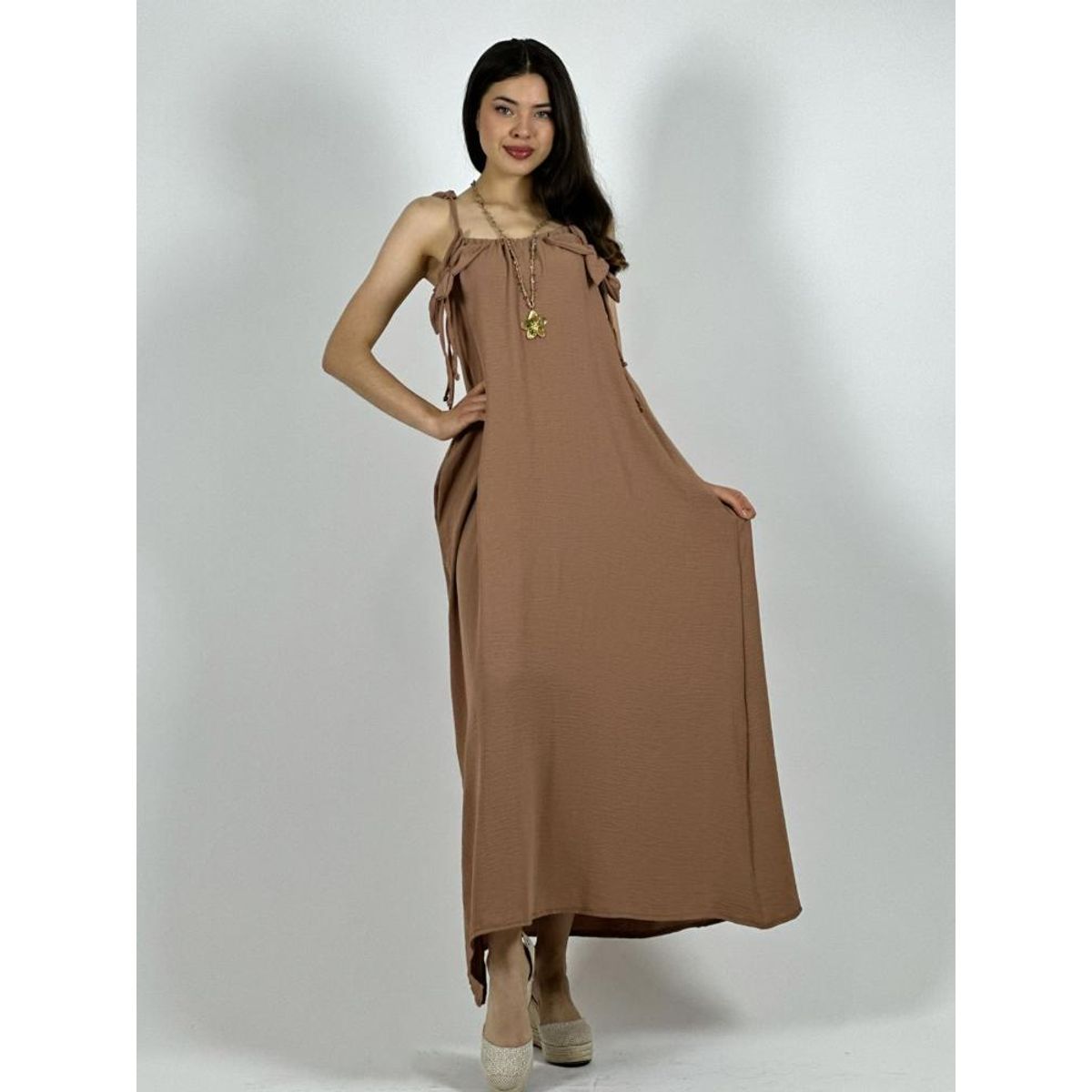 ENIGMATICA BOUTIQUE - Vestido Flor Tela Cey