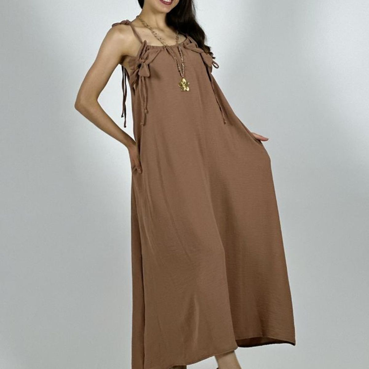 ENIGMATICA BOUTIQUE - Vestido Flor Tela Cey