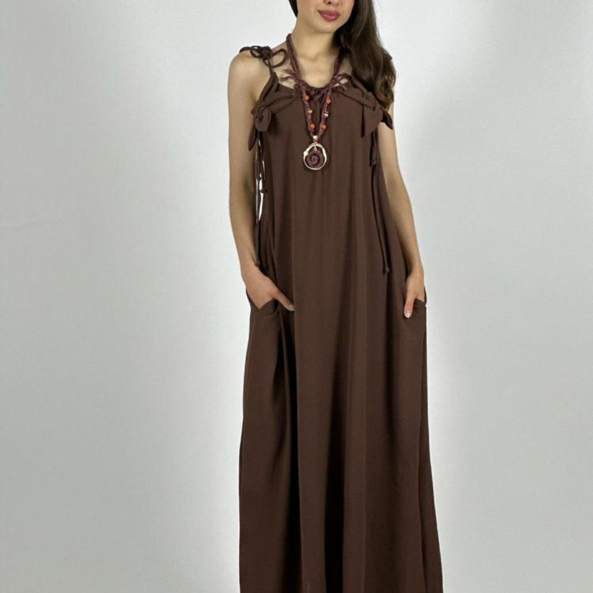 ENIGMATICA BOUTIQUE - Vestido Flor Tela Cey