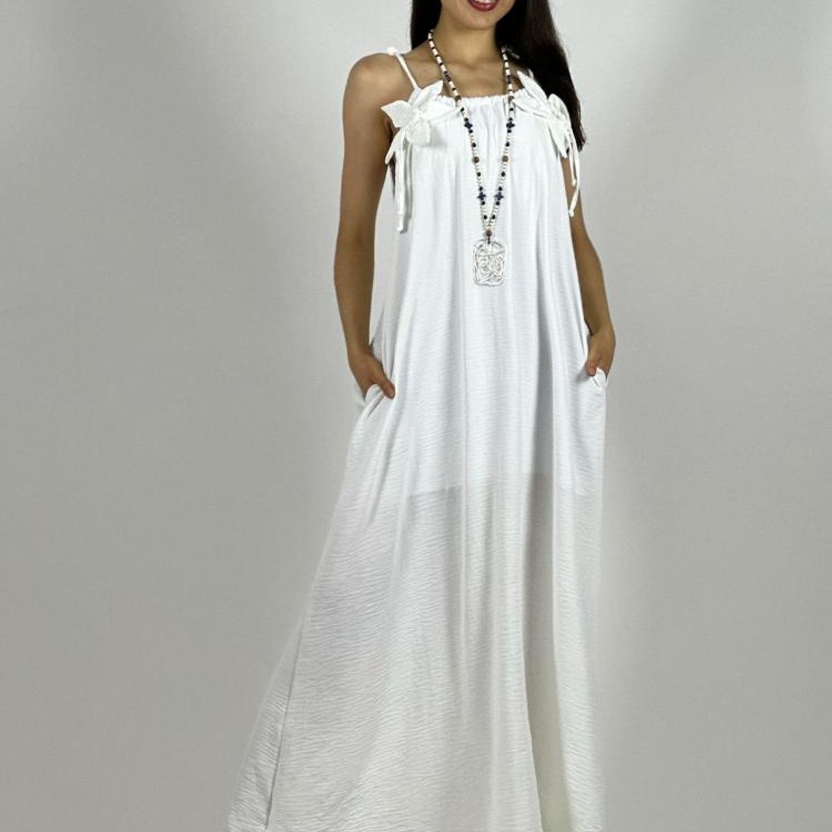 ENIGMATICA BOUTIQUE - Vestido Flor Tela Cey