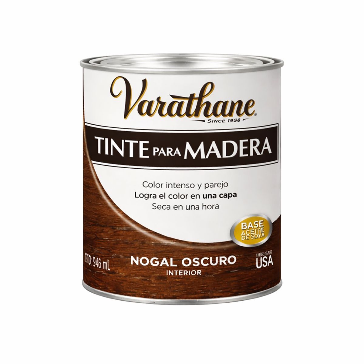 RUST OLEUM - Pintura para Madera Varathane Nogal Oscuro 946 ml