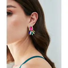 MI PLACARD - Aros Denisse Fucsia Multicolor