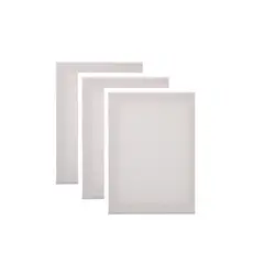 GENERICO - Set de 3 Lienzo para Pintar Bastidores de Madera 30x30cm