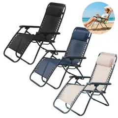 GENERICO - Silla Reposera Plegable Portátil Playa Camping Terraza Hogar Colores