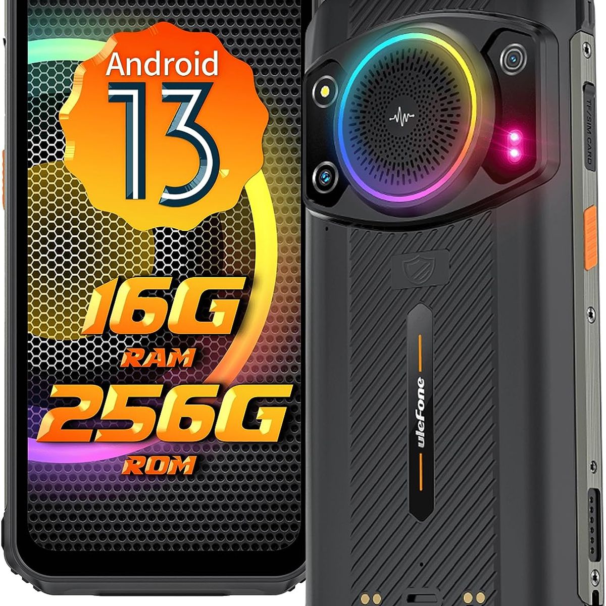 ULEFONE - Ulefone Armor 21 Celular 16GB+256GB - Negro