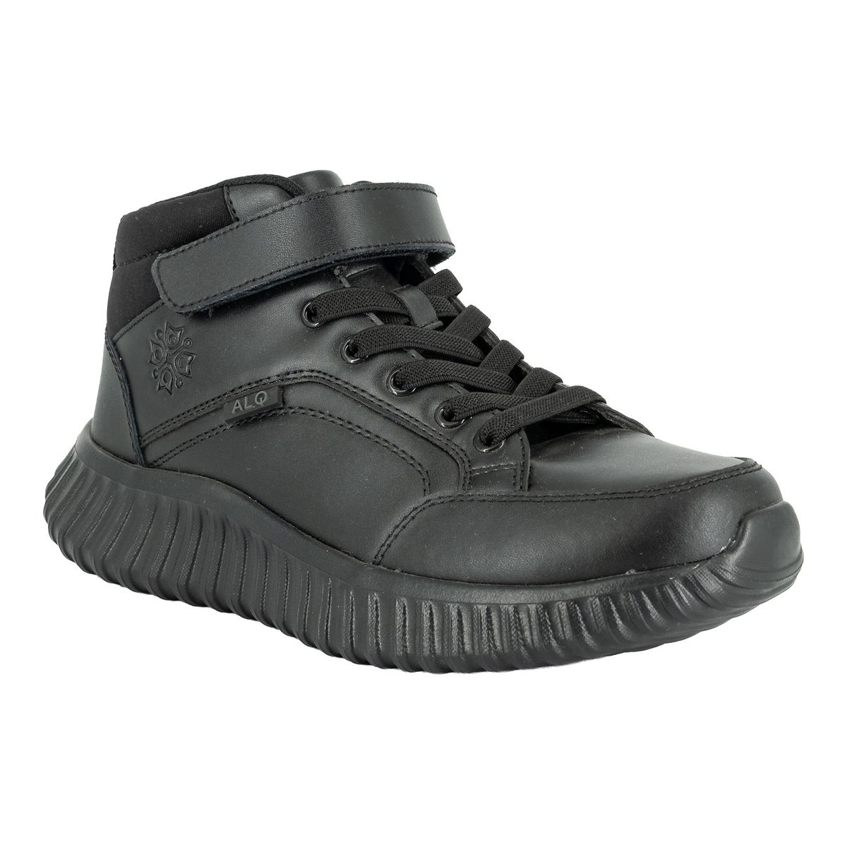 ALQUIMIA - Zapatilla Escolar Niña Negro Bou Alquimia