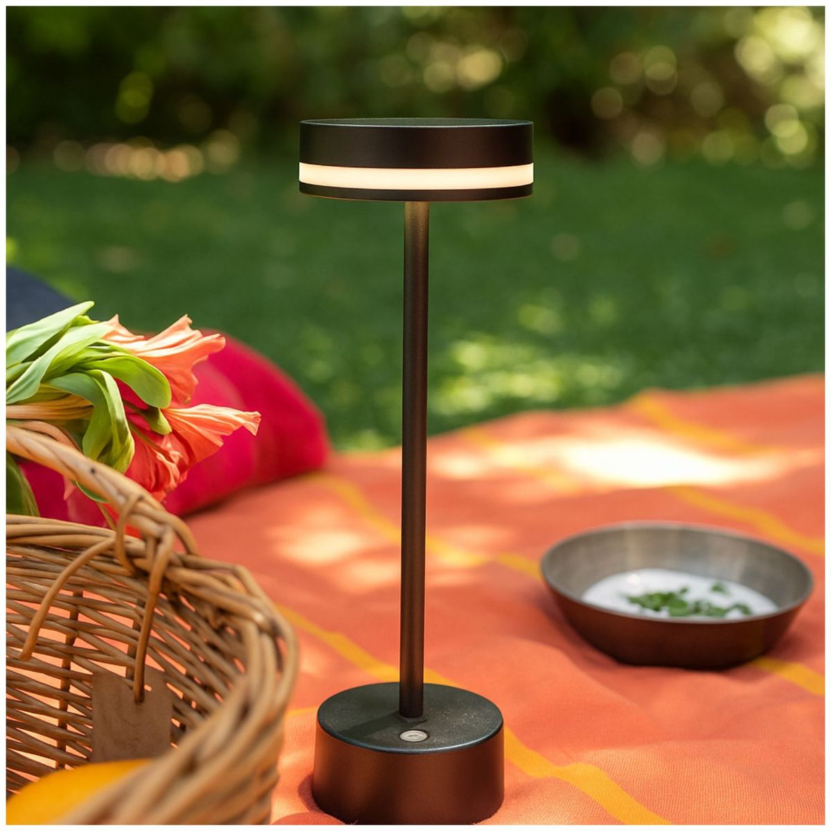 GENERICO - Lampara Quincho Usb de 32cm Multiuso Decoracion Hogar Wayu