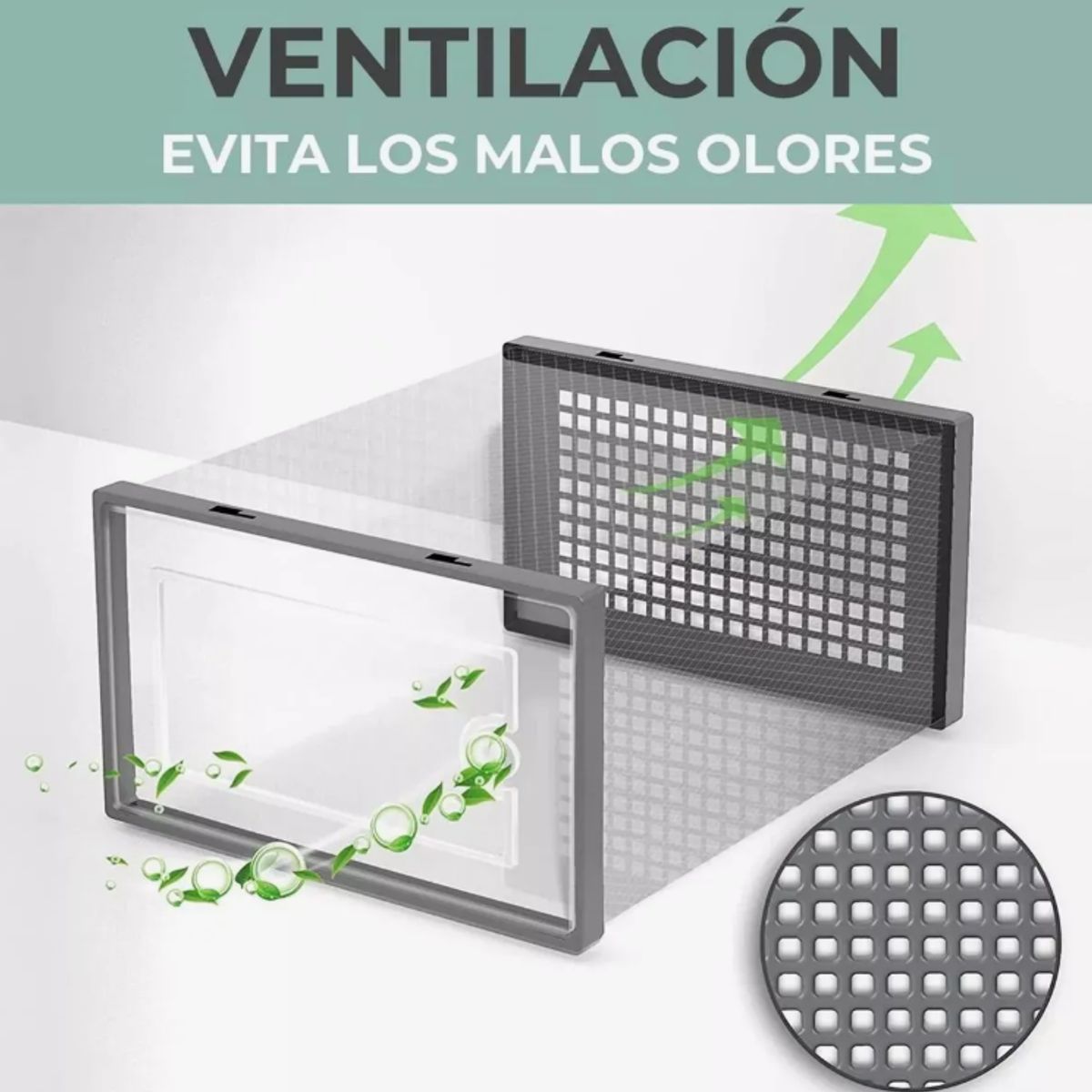 OKAY - Caja Organizadora De Zapatos Set 4 Apilables Y Firme Colores