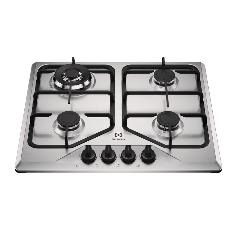 ELECTROLUX Encimera a Gas 4 Platos Experience Multi Llama KE4XC Inox