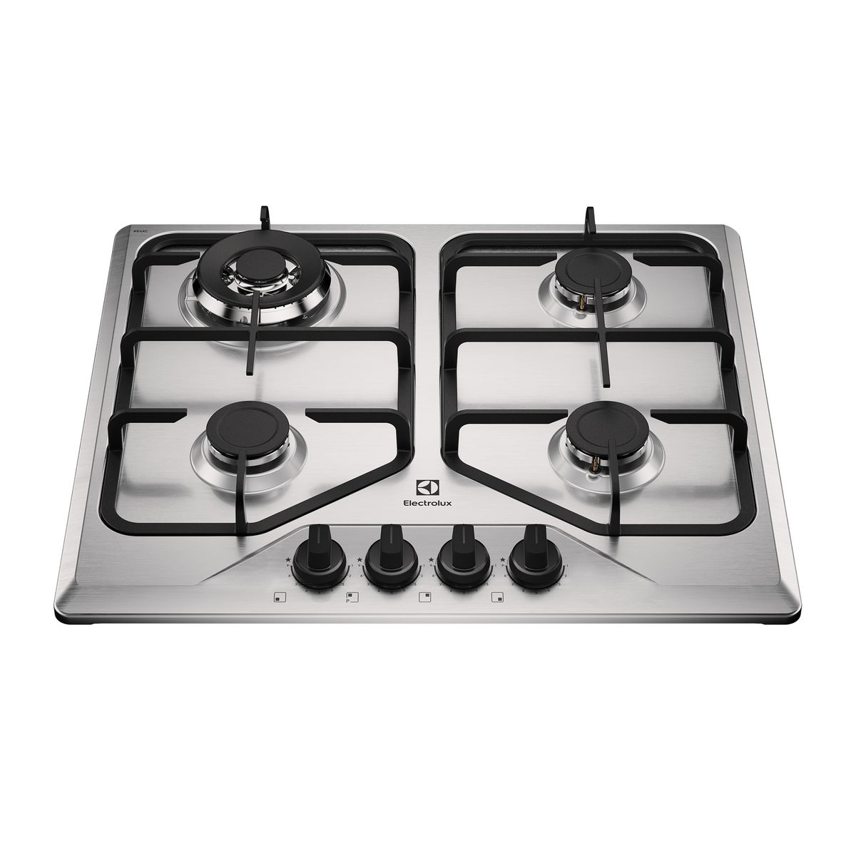 ELECTROLUX - Encimera a Gas 4 Platos Experience Multi Llama KE4XC Inox