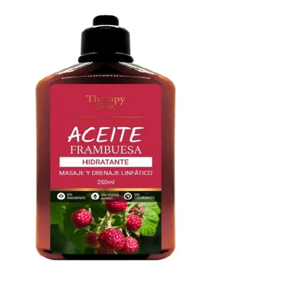 THERAPY - Aceite de masaje corporal con aroma Frambuesa 250ml