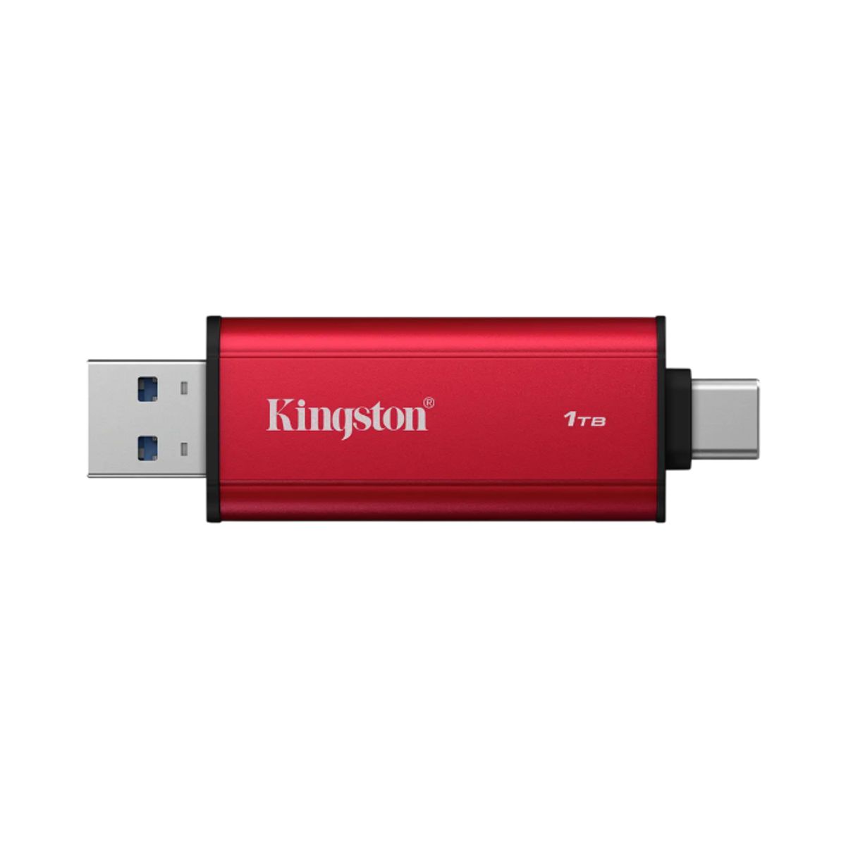 KINGSTON - Kingston SSD Externo Portátil 1TB, Dual USB-A y USB-C, USB 3.2 Gen 2, Alta Velocidad hasta 1050MB/s, Compatible Windows macOS Android