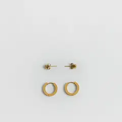 LOUNGE - Set Aros Mujer Corazón Argolla