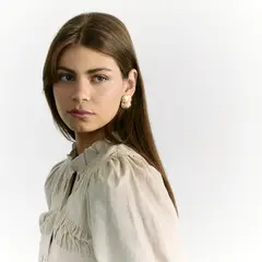 LOUNGE - Aros Mujer Flor Machacada