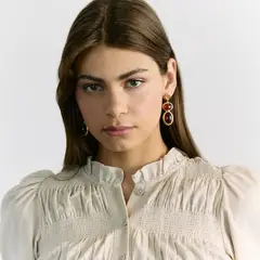 LOUNGE - Aros Mujer Piedras Colgantes