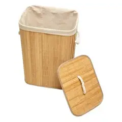 OKAY - Cesta De Lavandería Rectangular Con Revestimiento Para Baño