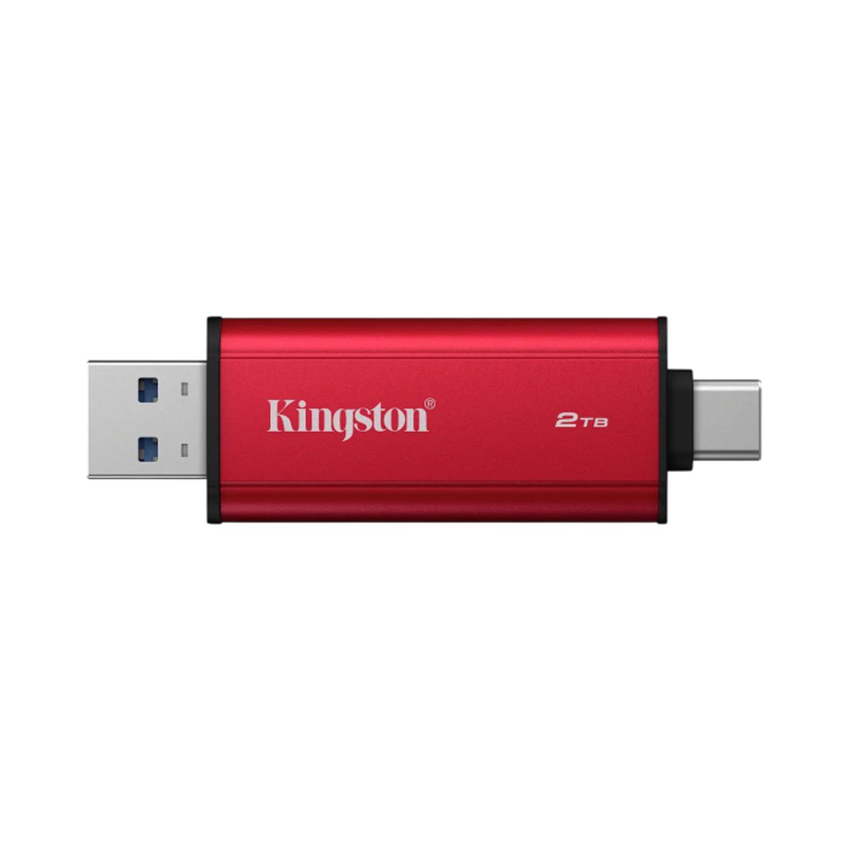 KINGSTON - Kingston SSD Externo Portátil 2TB, Dual USB-A y USB-C, USB 3.2 Gen 2, Alta Velocidad hasta 1050MB/s, Compatible Windows macOS Android