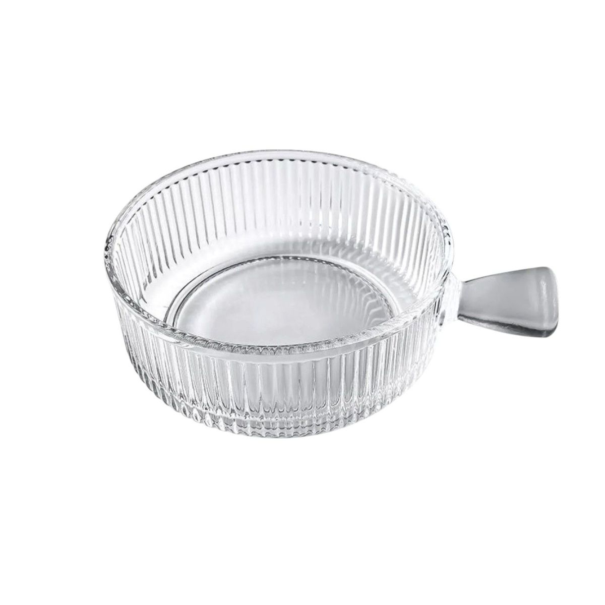 GENERICO - Plato Bowl Sopero Ensaladera Con Asa Paila De Vidrio