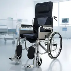 HOMEBRANDT - Silla De Ruedas Neurologia Con Inodoro Reclinable Neurologica