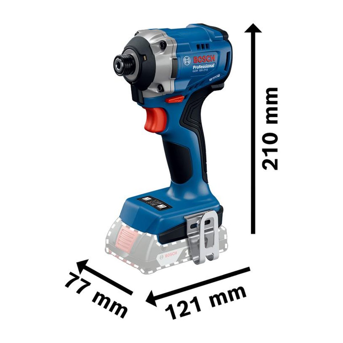ATO IMPAC BOSCH GDR 18V 2-15 PROF SB-C 06019N20E5, marca BOSCH - Foto 2