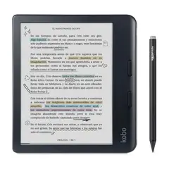 KOBO - Lector e reader Libra Colour Negro con Lápiz Stylus 2 Negro