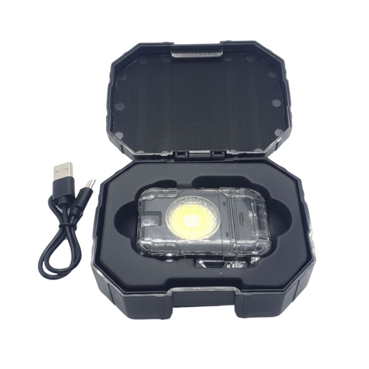 EKOL TACTICA MILITAR - Encendedor Linterna LED Recargable Cable USB