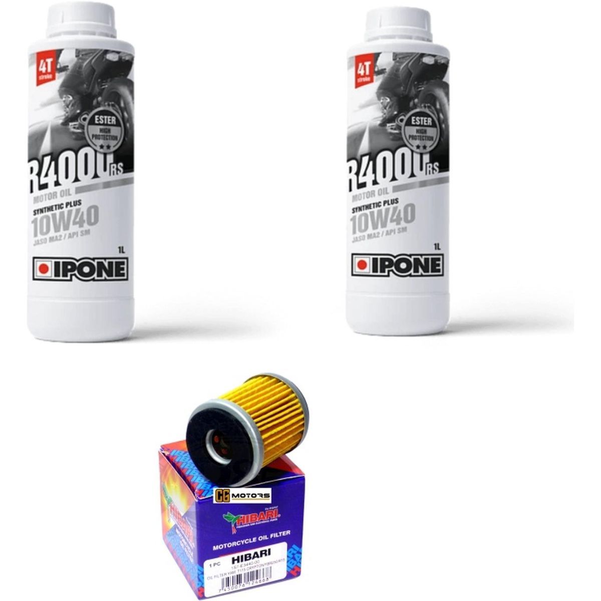 IPONE - Kit Mantencion Moto Yamaha Xmax 300  2l + Filtro Japón