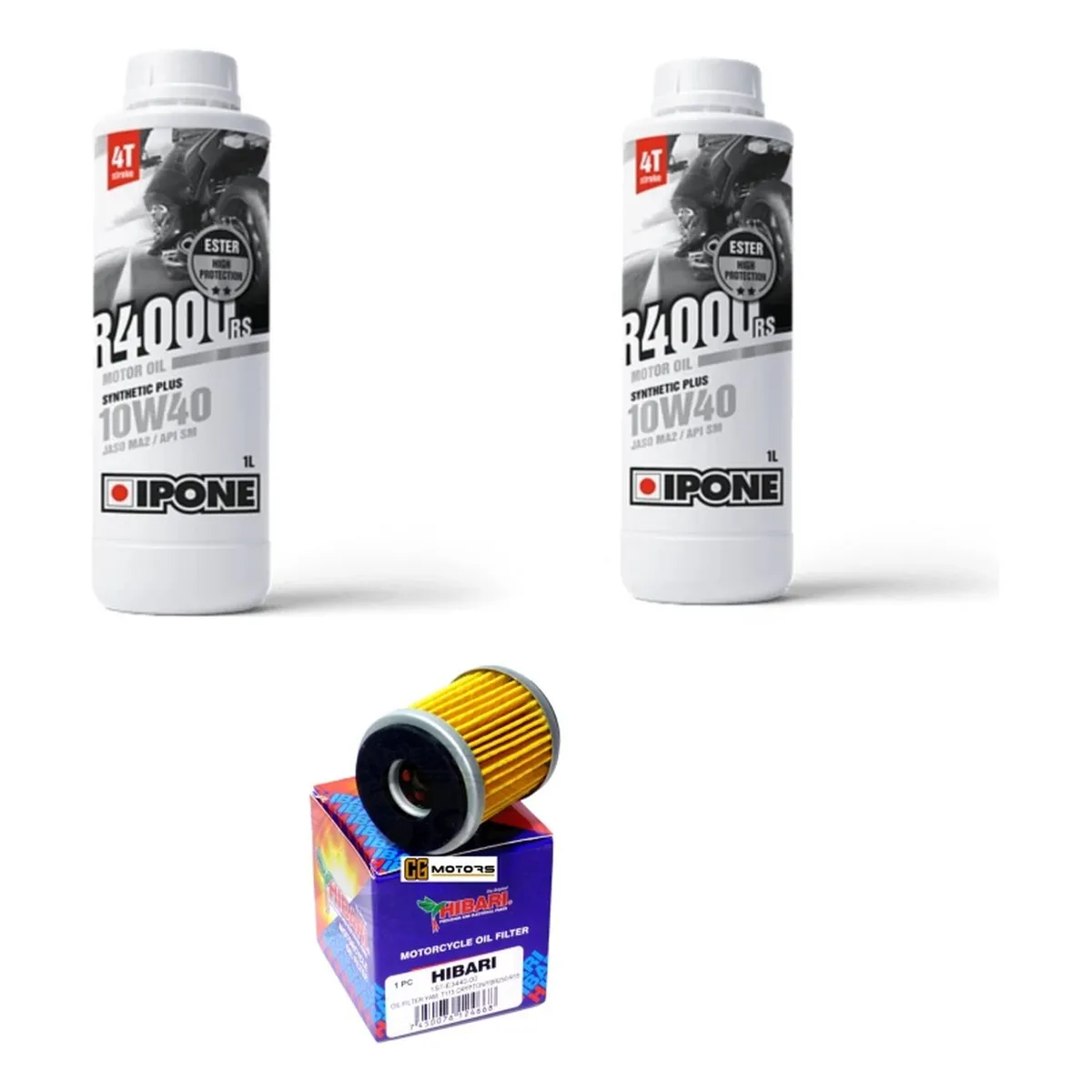 IPONE - Kit Mantencion Moto Yamaha Xmax 300  2l + Filtro Japón