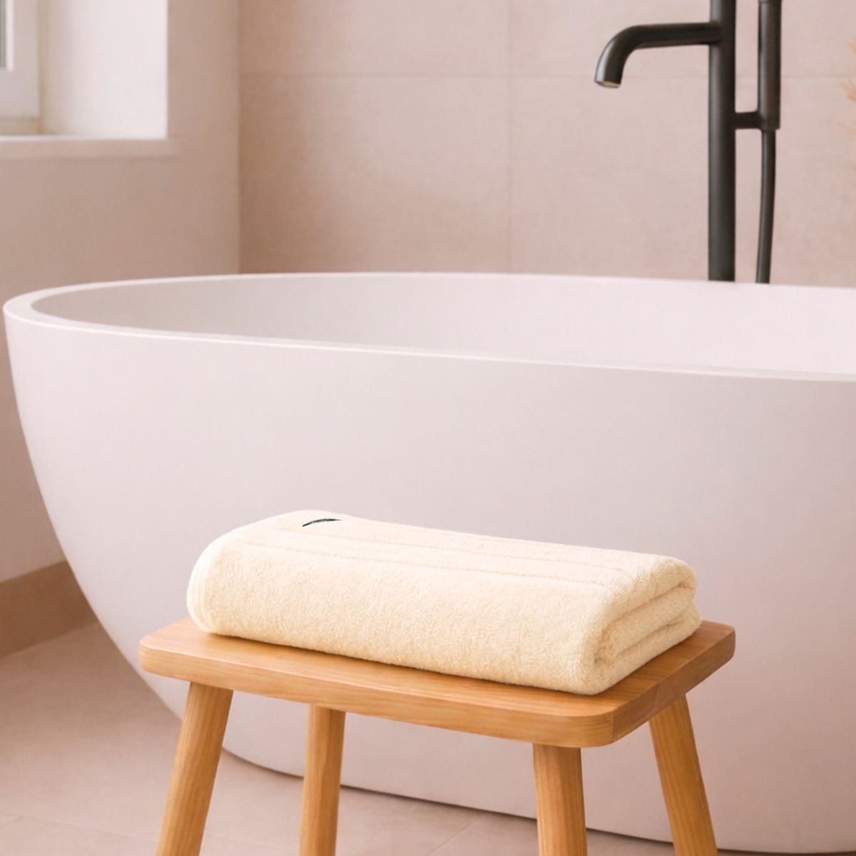 NAUTICA - Toalla de Baño Cuerpo Nautica Home 100% algodón 76x137cm beige