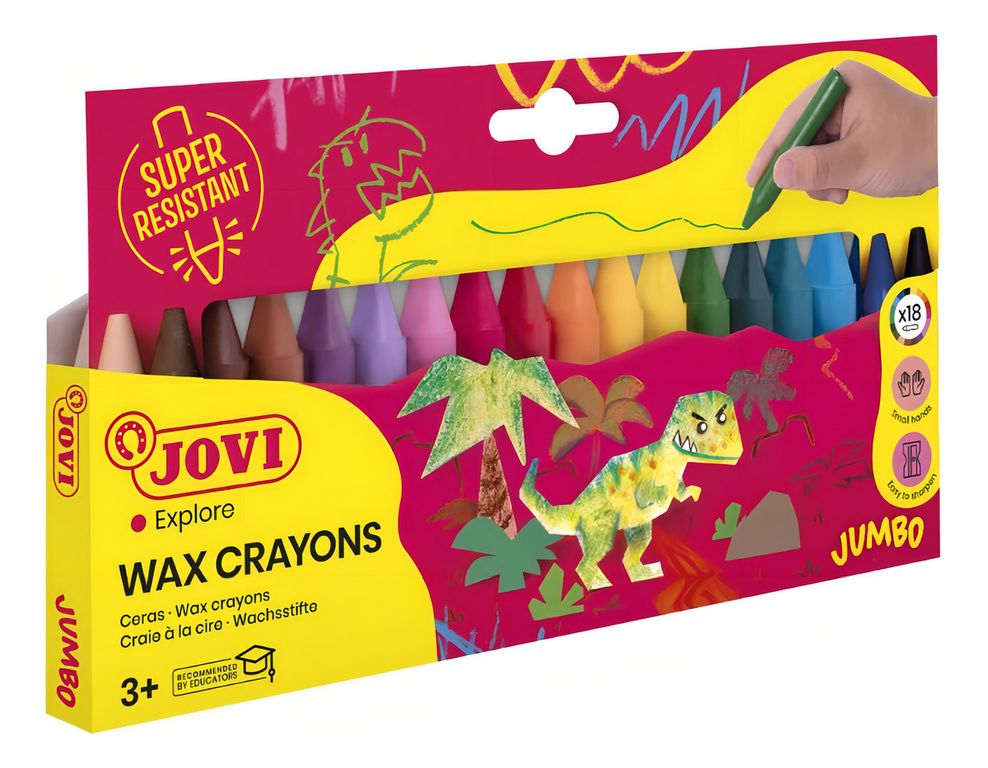 Crayons de Couleur Jovi - 24/18 Couleurs