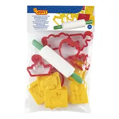 JOVI - Set De Moldes Modelling 6 Moldes + 6 Corte + Rodillo