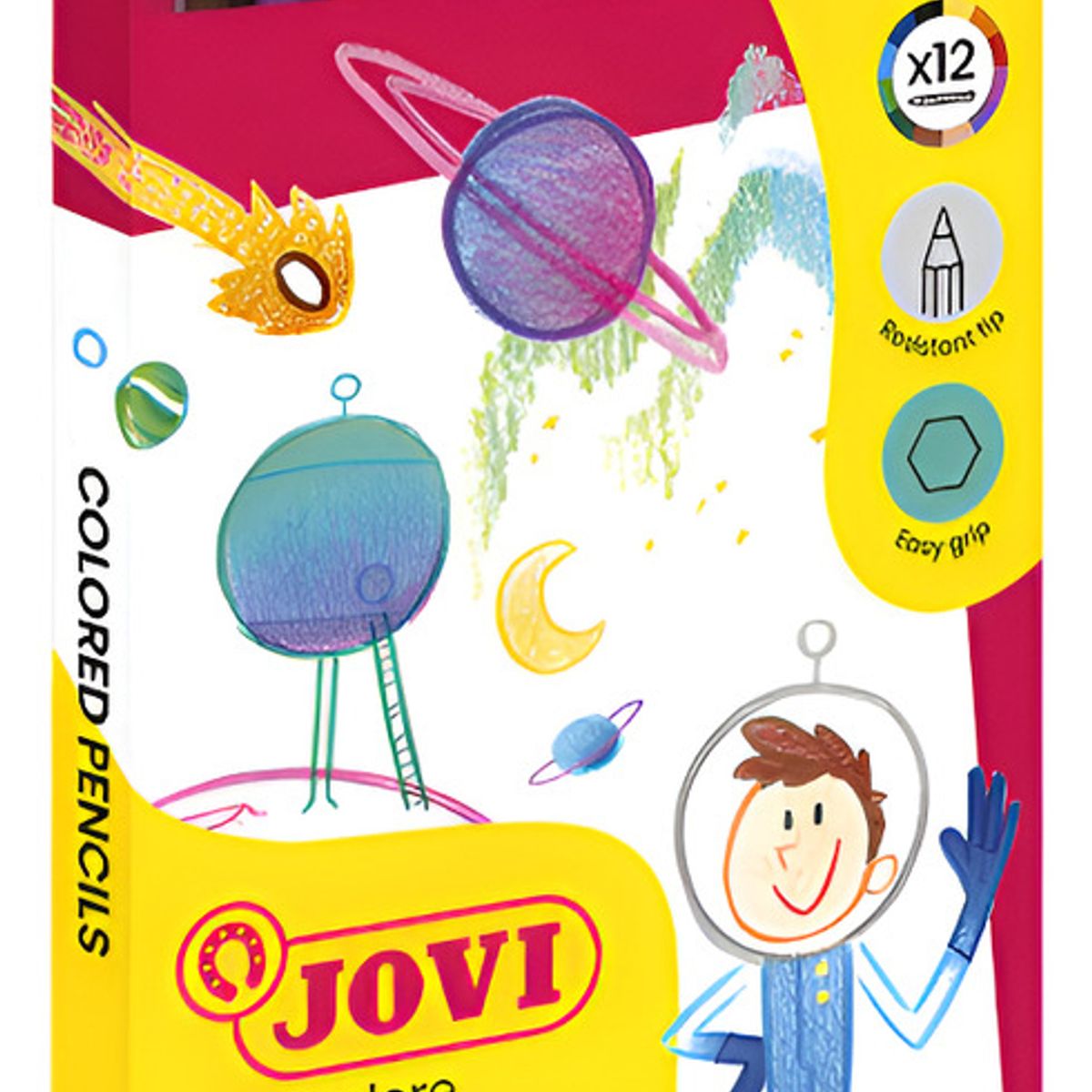JOVI - Jovi Lapices De Colores Hexagonales 12 Colores