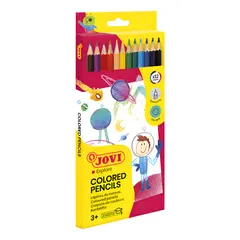 JOVI - Lapices De Colores Hexagonales 12 Colores