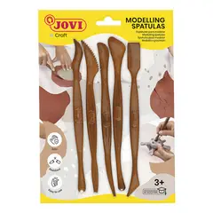 JOVI - Set De Espátulas Modelling Con 5 Modeladores Plástico