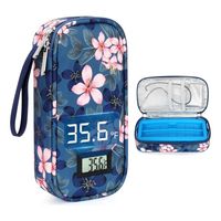 Bolso Estuche De Viaje Cooler Porta Insulina Diabéticos Magnolia Flores