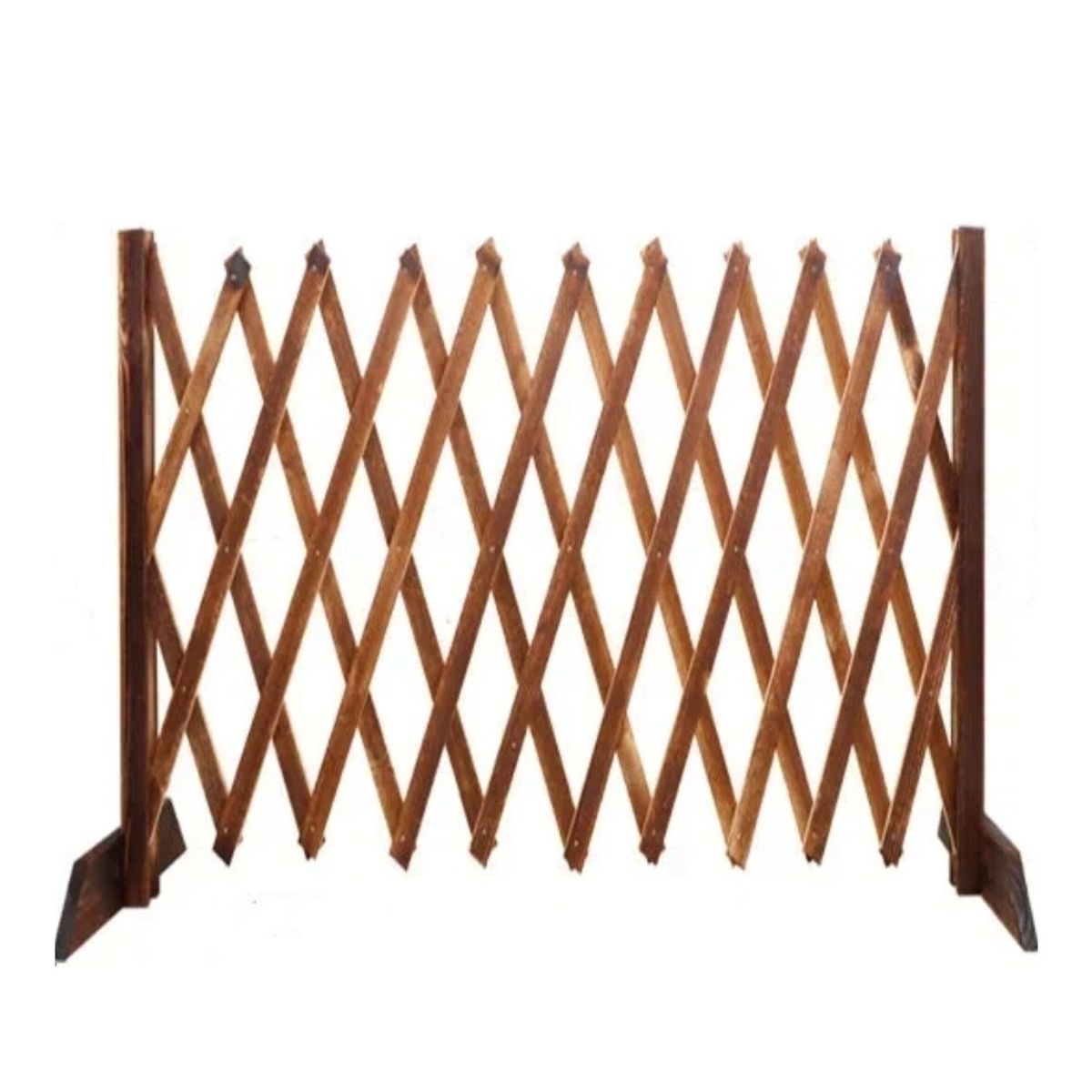 MUNDO MAGIA - Valla De Madera Flexible Para Jardin Bordes Exteriores Madera