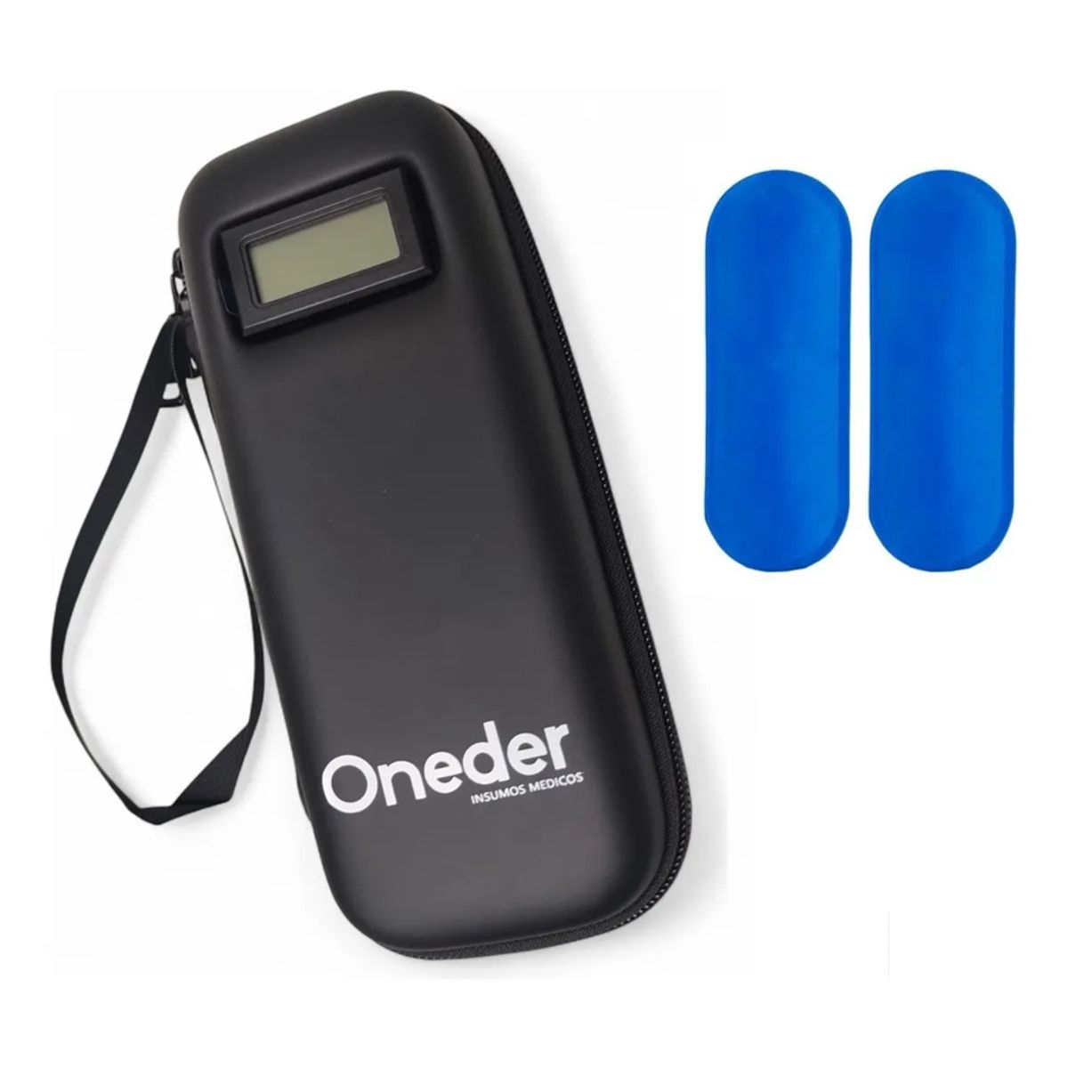 GENERICO - Bolso Estuche De Viaje Cooler Porta Insulina Diabéticos Oneder Negro