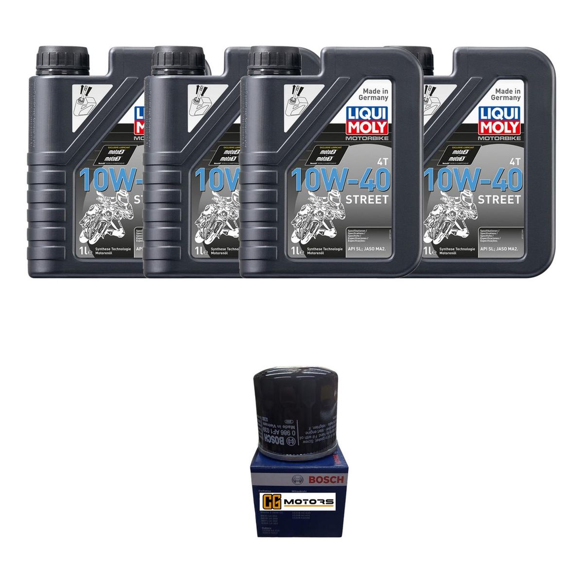 LIQUI MOLY - Kit Mantencion Moto Africa Twin Crf 1100-1000l  4l + Filtro