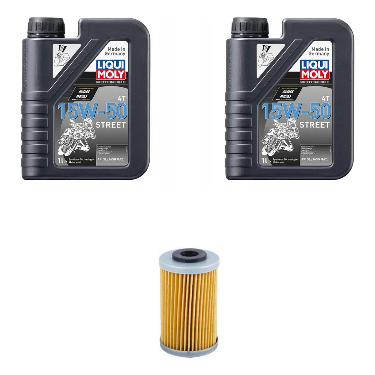 LIQUI MOLY - Kit Mantencion Moto Husqvarna Svartpilent 401 2l + Filtro