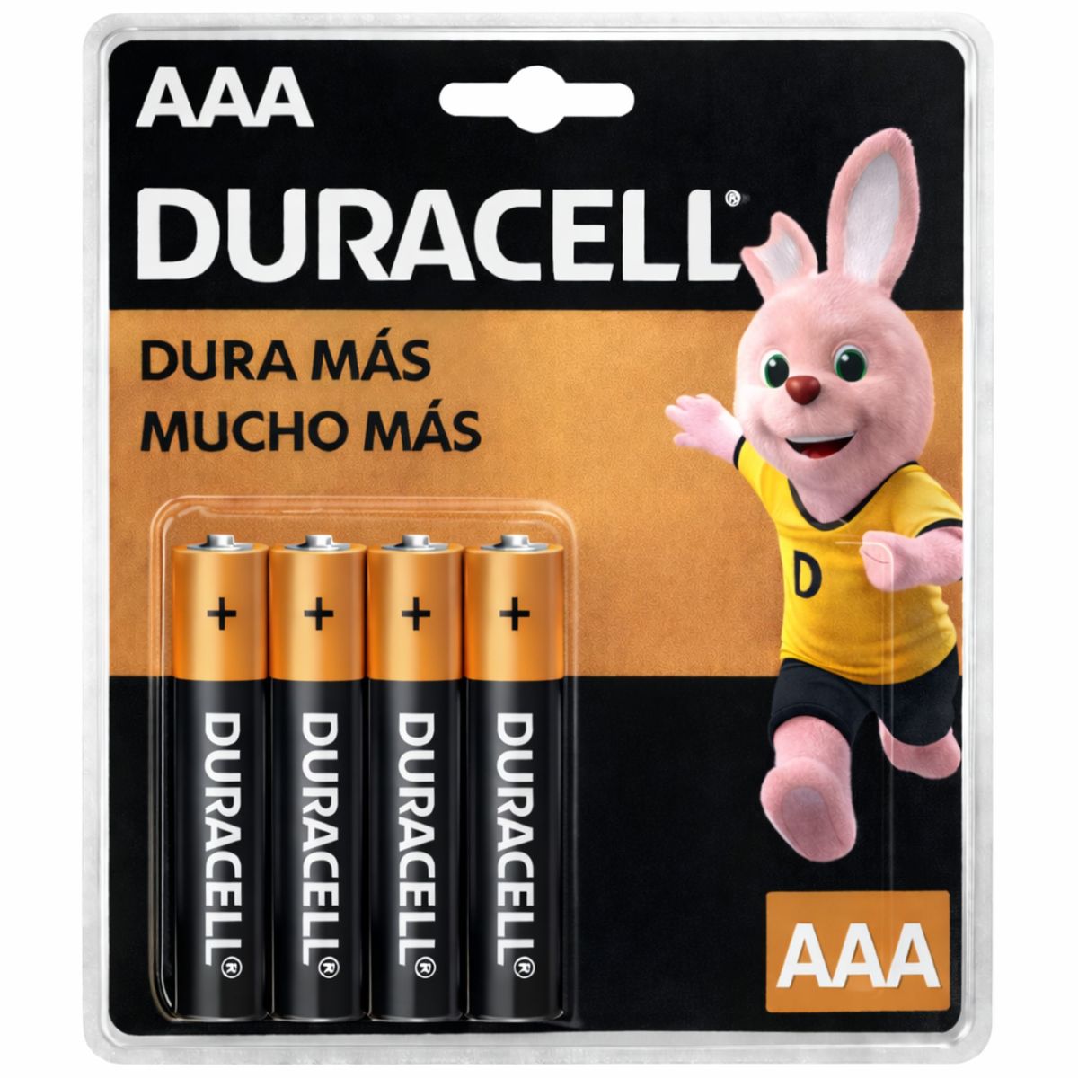 DURACELL - Pack de 4 Pilas Duracell AAA Blister Long Life