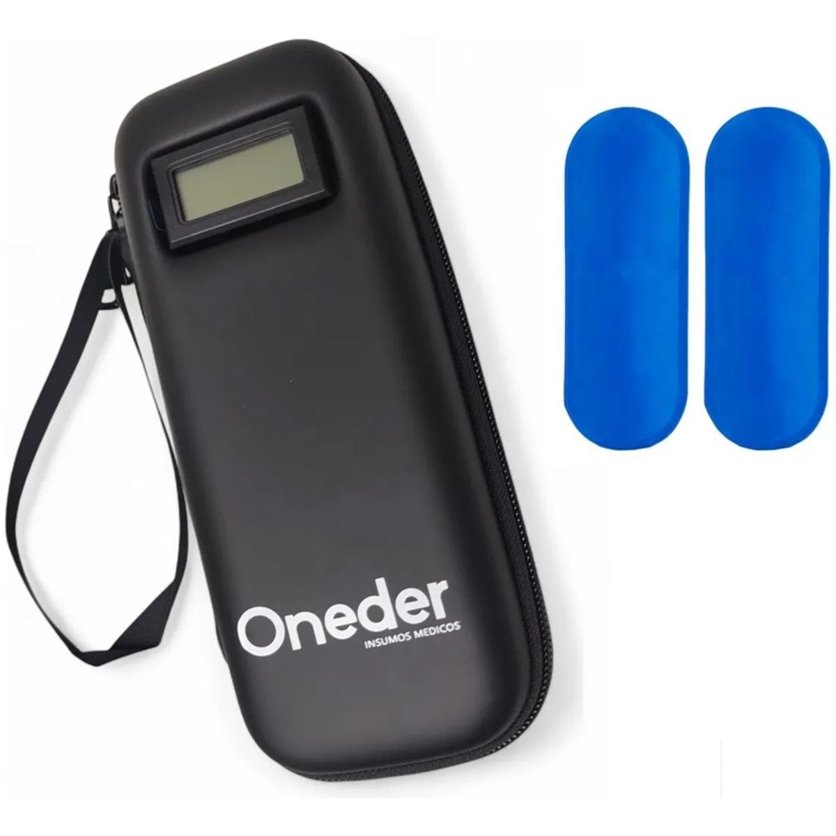 GENERICO - Estuche De Viaje Cooler Bolso Porta Insulina Diabéticos Negro