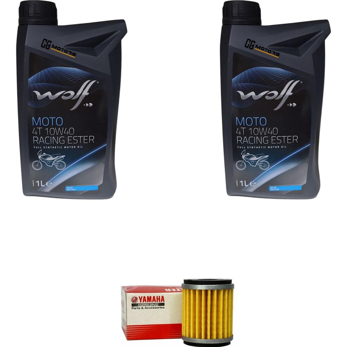 GENERICO - Kit Mantencion Moto Yamaha Fz 25 - 2l + Filtro Original