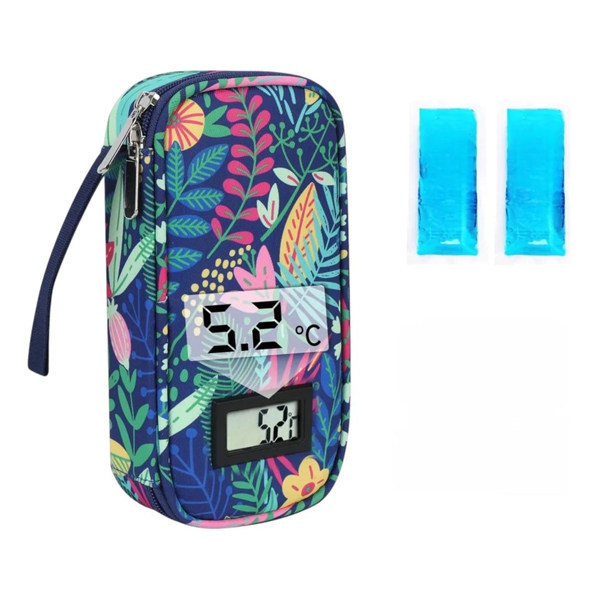 GENERICO - Estuche De Viaje Cooler Bolso Porta Insulina Diabéticos Tropical