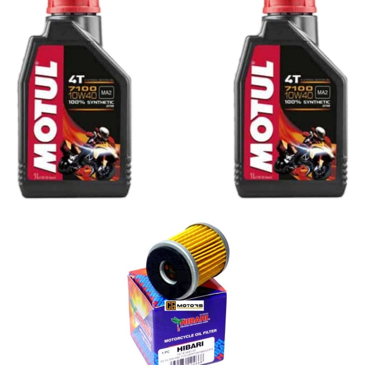 MOTUL - Kit Mantencion Moto Yamaha Xmax 300  2l Full + Filtro Japón